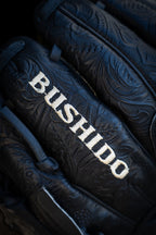 Bushido Pro Kip Stock Trainer Glove - Black Floral/Blonde
