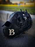 Bushido Pro Kip Stock Trainer Glove - Black Floral/Blonde